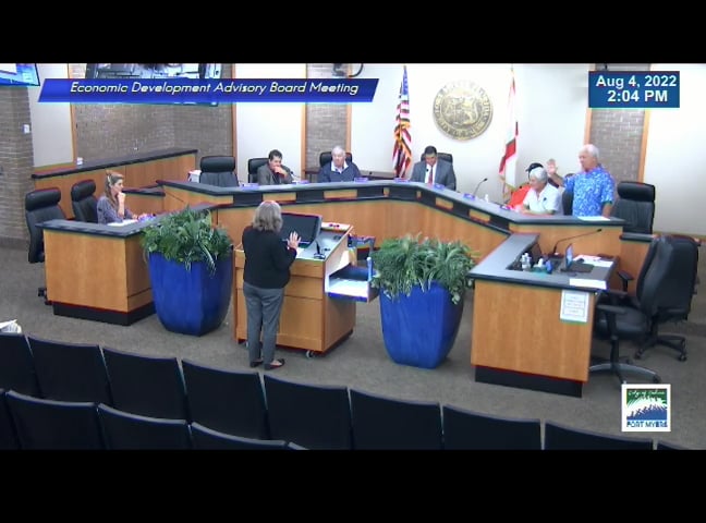 Fort Myers Economic Development Advisory Board 08/04/2022 on Vimeo