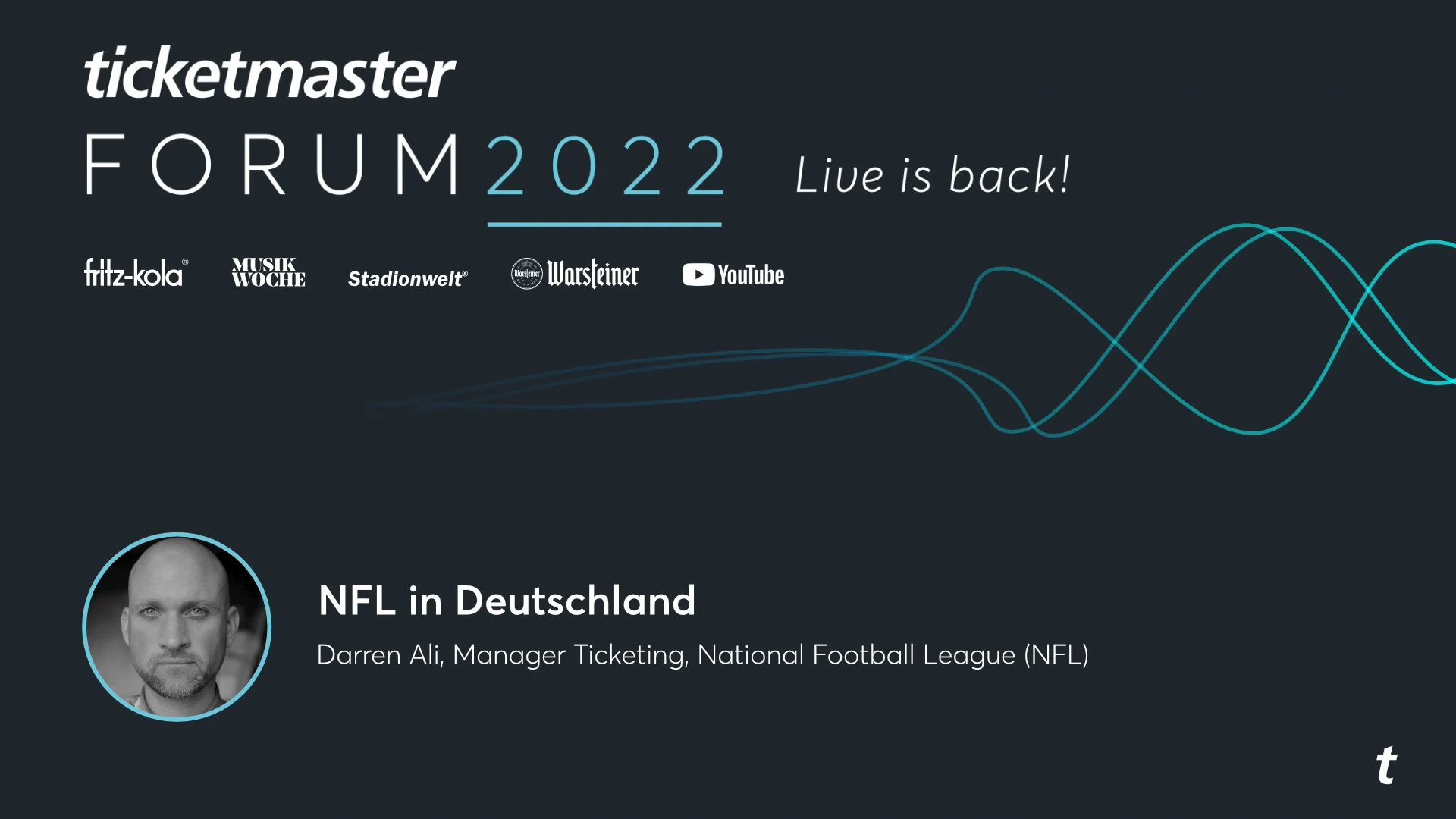 NFL in Deutschland - Darren Ali - Ticketmaster Forum 2022 on Vimeo