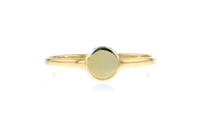 14kt Yellow Gold Circle Ring
