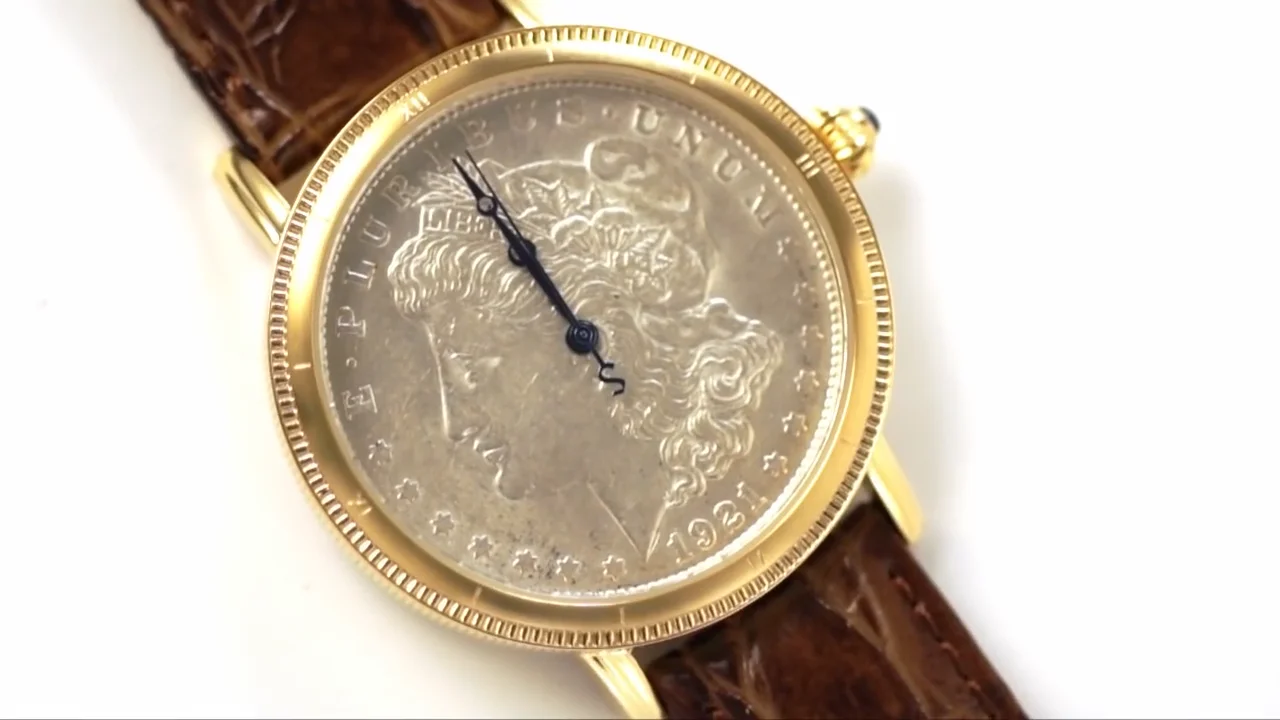 Morgan silver dollar watch sale