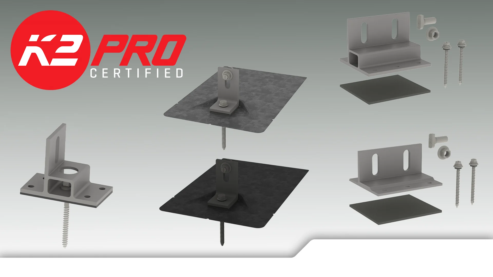 K2 Composition Shingle Roof Attachment Options
