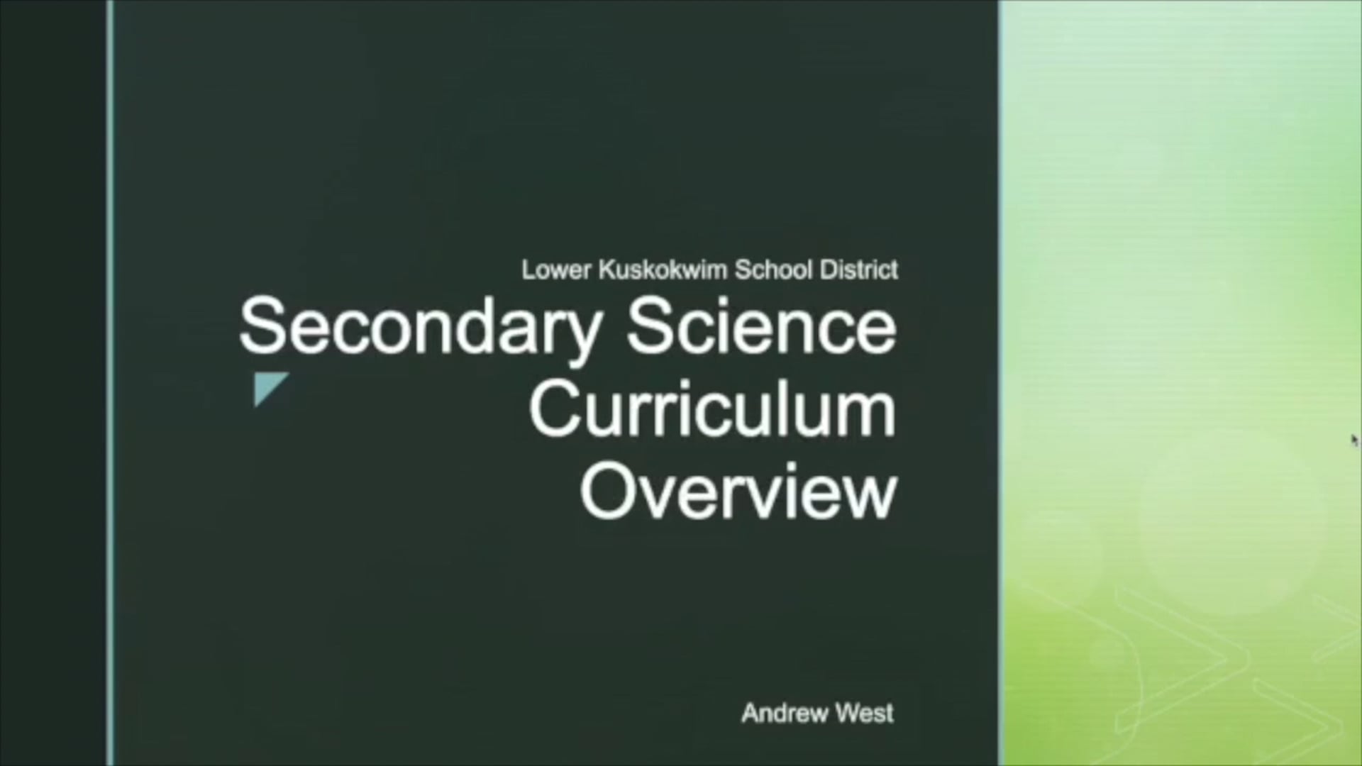 9-12 Science