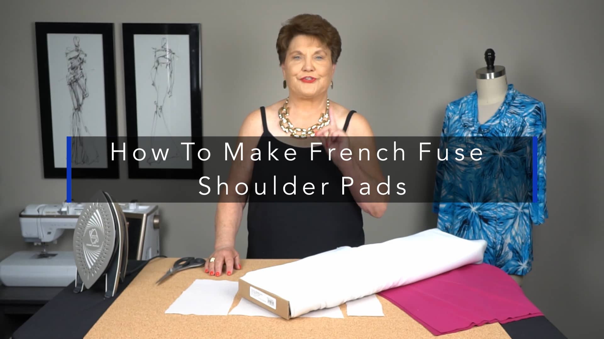 How To Make French Fuse Shoulder Pads on Vimeo