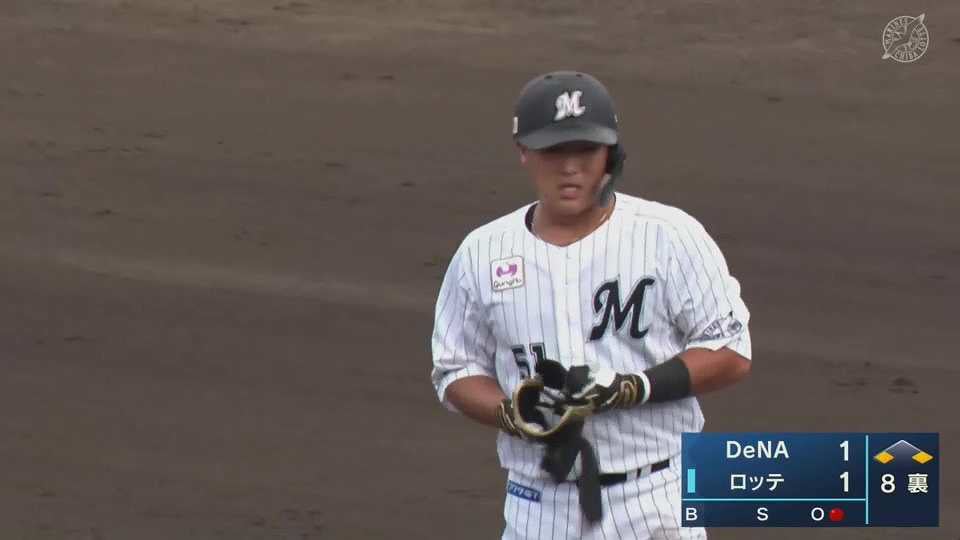 【ファーム】実戦復帰でマルチヒット!! マリーンズ・山口航輝 同点のタイムリーヒットを放つ!! 2022年8月7日  千葉ロッテマリーンズ 対 横浜DeNAベイスターズ