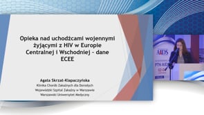 Opieka nad uchodźcami wojennymi żyjącymi z HIV w Europie Centralnej i Wschodniej – dane ECEE