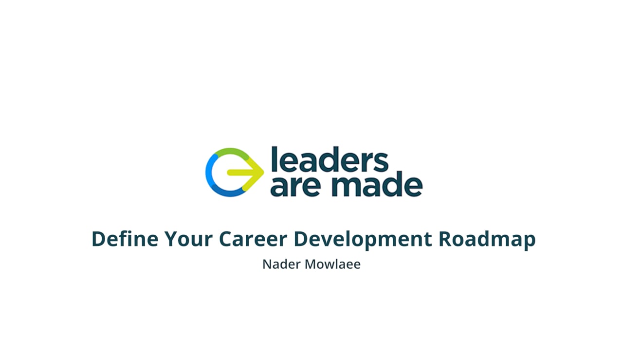 Define Your Career Development Roadmap
