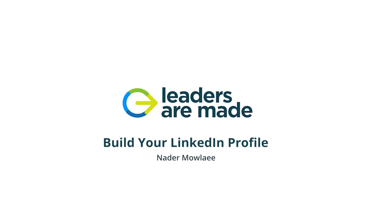 Build Your LinkedIn Profile