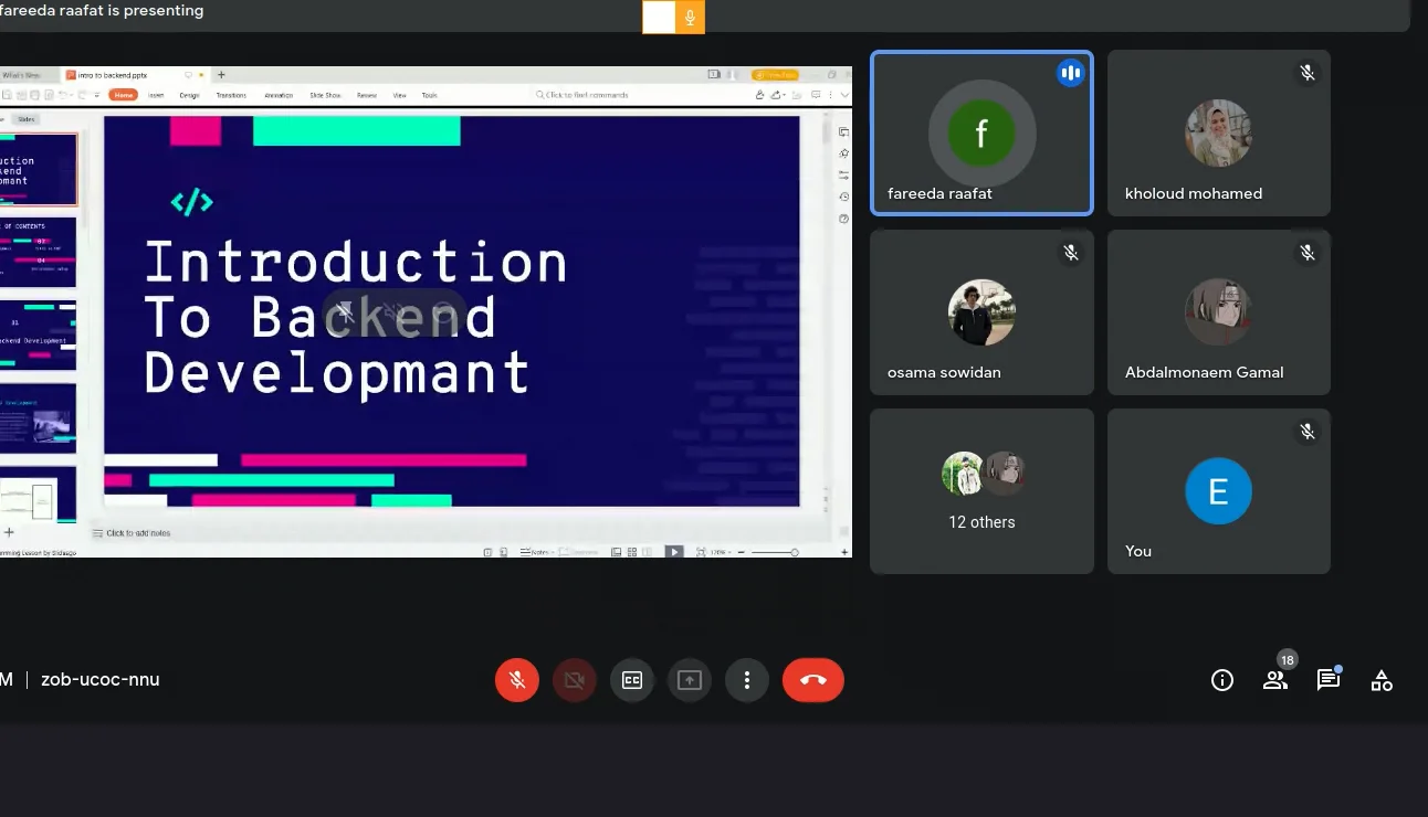 Session 1: Introduction to Backend on Vimeo