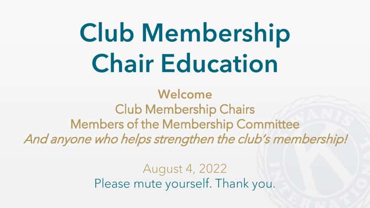 The Membership Club - 2022