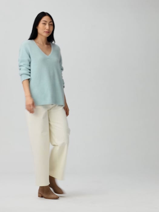 Cashmere Silk Bliss V-Neck Top