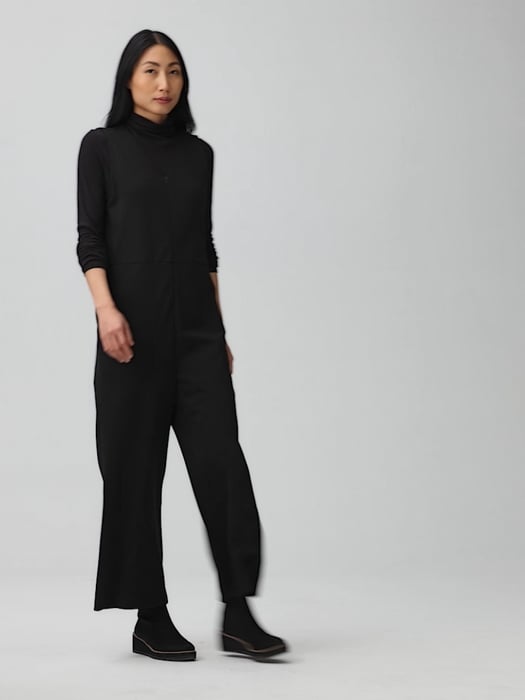 Eileen fisher cheap mock neck jumpsuit