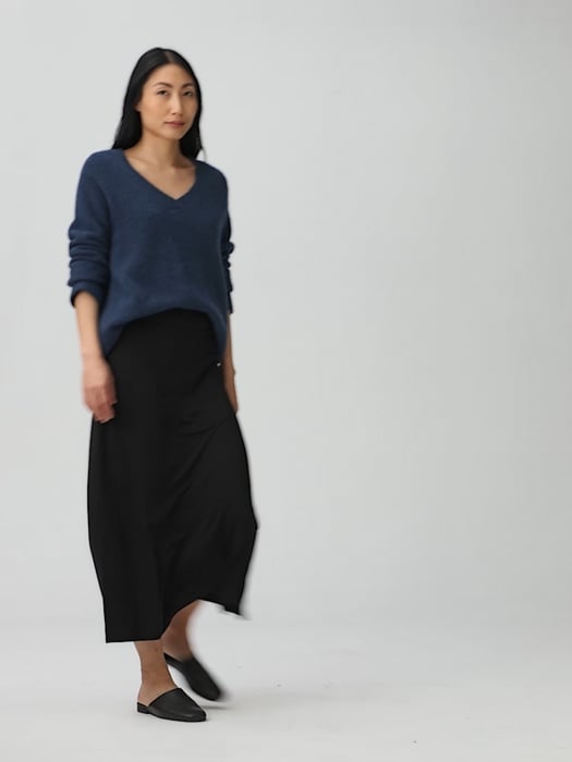 Stretch Jersey Knit A-Line Skirt | EILEEN FISHER Stretch Jersey Knit A-Line Skirt | EILEEN FISHER
