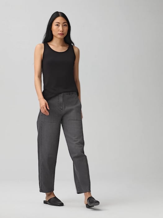 Organic Cotton Stretch Lantern Jean EILEEN FISHER