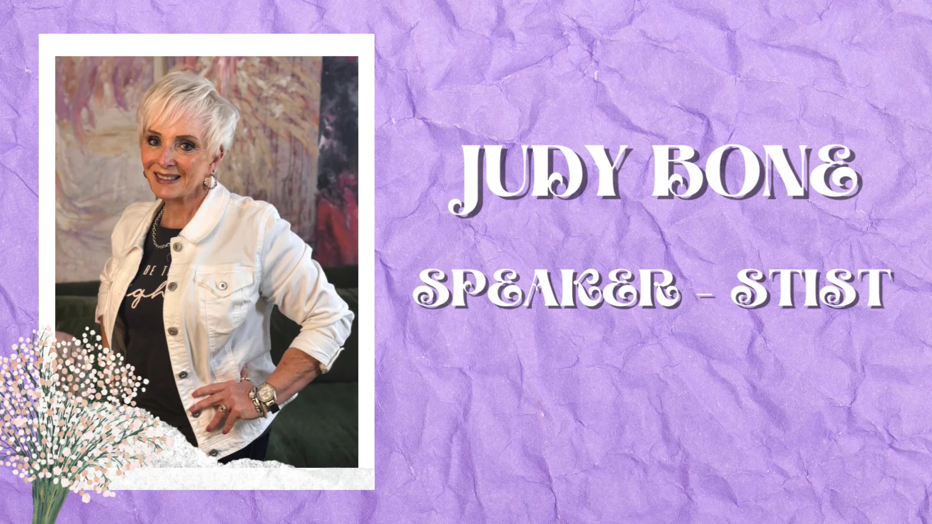 Judy Bone Introduction on Vimeo