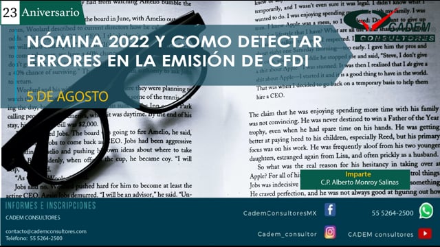 Nómina 2022 y como detectar errores en la emisión de CFDI