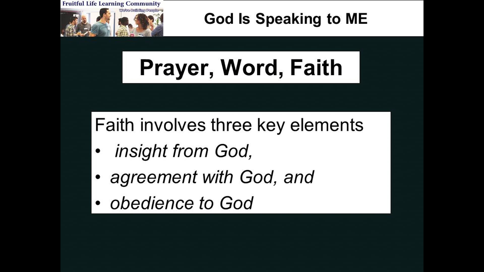 Discernment (Part 2) - Process of Success