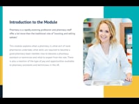 Introduction to Pharmacy Assistant and Pharmacy Technician