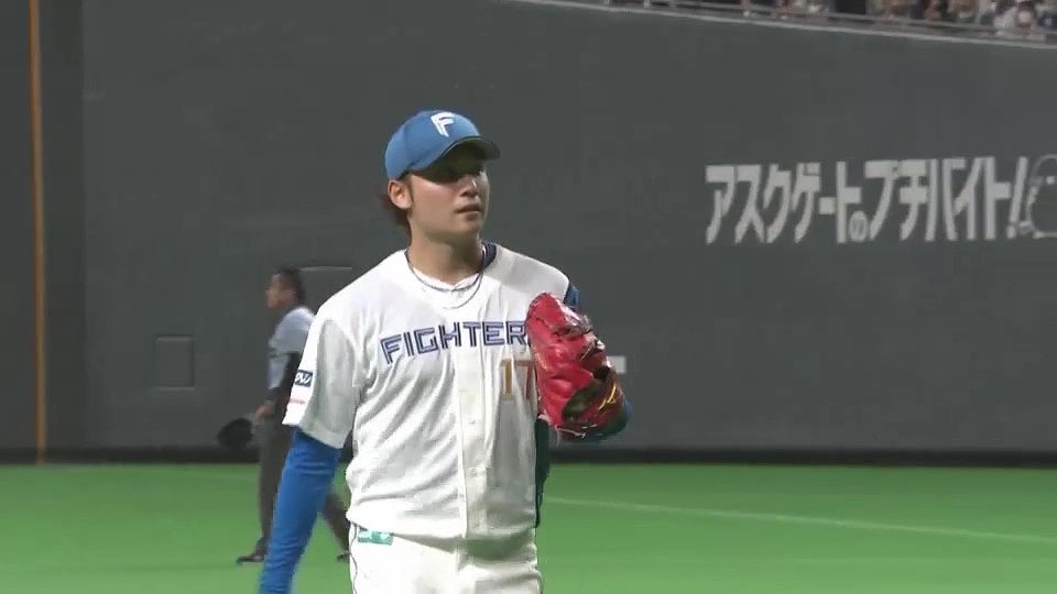 【7回表】渾身の一球!! ファイターズ・伊藤大海 気迫の投球で見逃し三振を奪う!! 2022年8月9日 北海道日本ハムファイターズ 対 埼玉西武ライオンズ