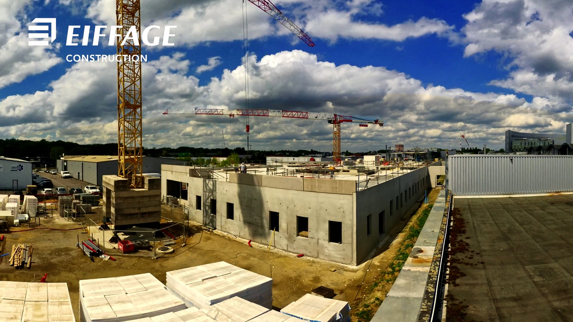 TIMELAPSE I Extension de l'Hôpital de Compiègne by EIFFAGE CONSTRUCTION