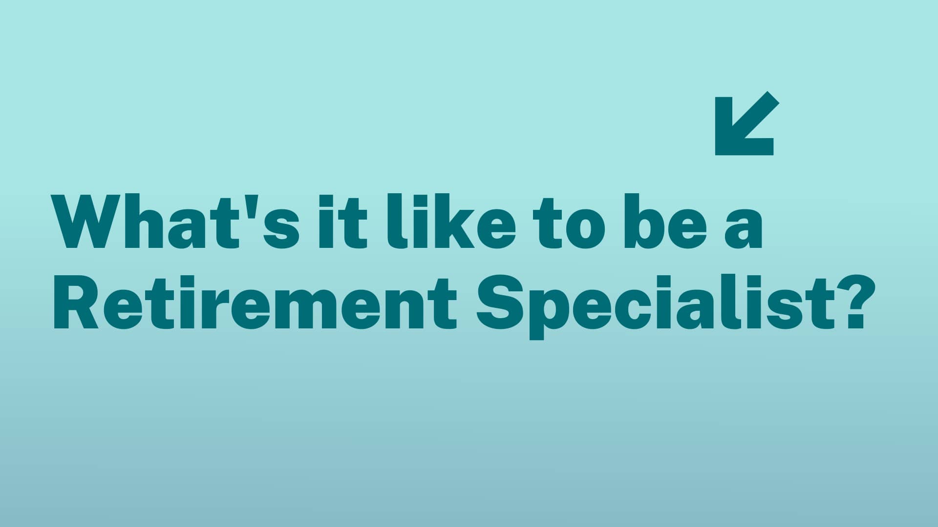 Retirement Specialists (RS) on Vimeo