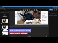 Share Window-Virtual Meet UI