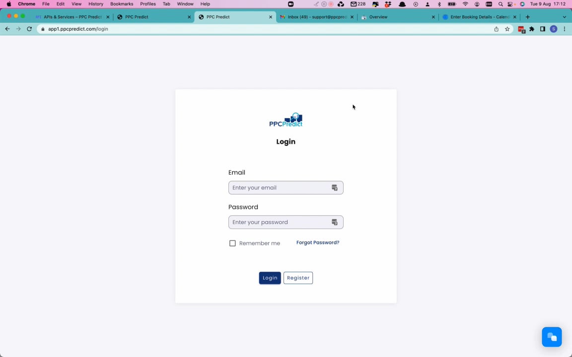 Logging in to PPC Predict on Vimeo