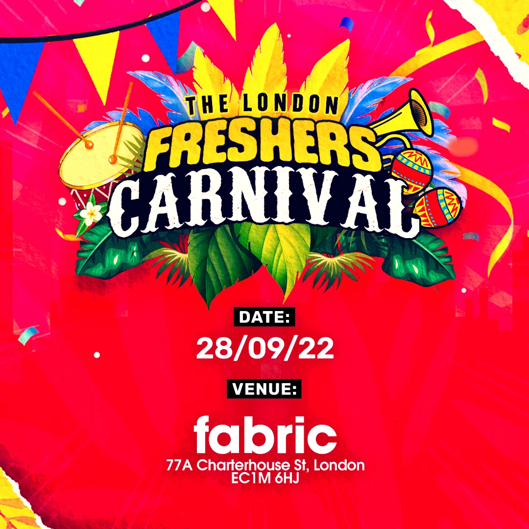 The London Freshers Carnival Fabric! London Freshers Week 2022 on Vimeo