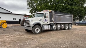 2017 MACK GU713 QUINT AXLE DUMP TRUCK VIN: 1M2AX09C2HM035698