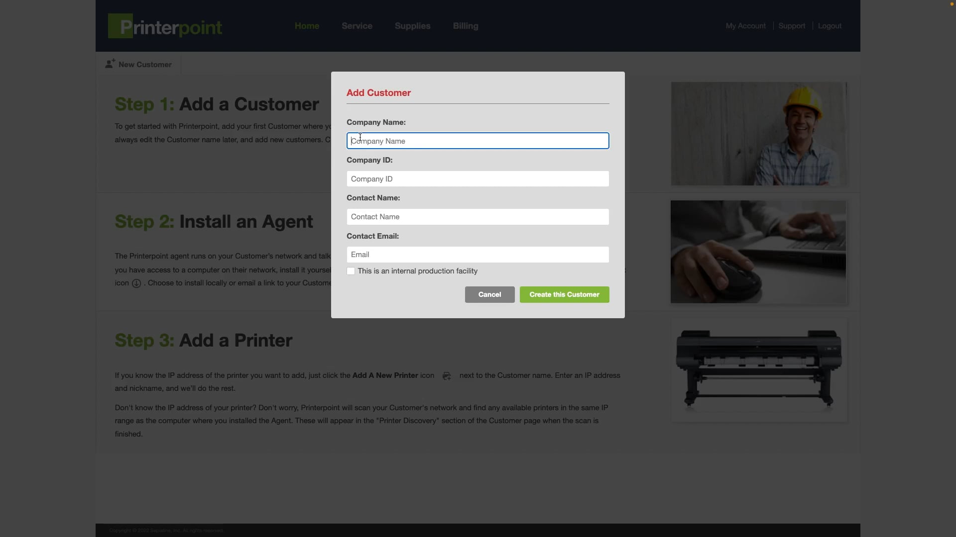 Create Your First Customer
