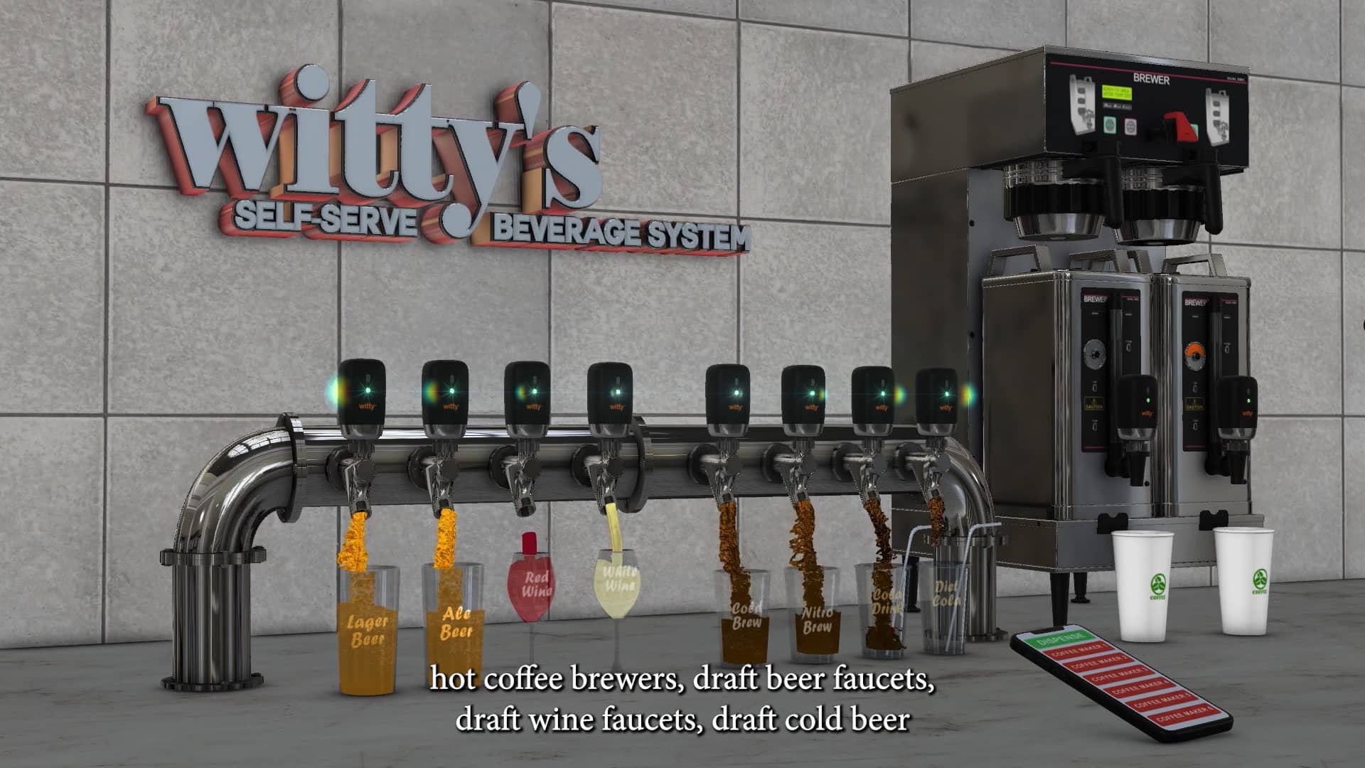 Witty wireless automated beverage bar system on Vimeo
