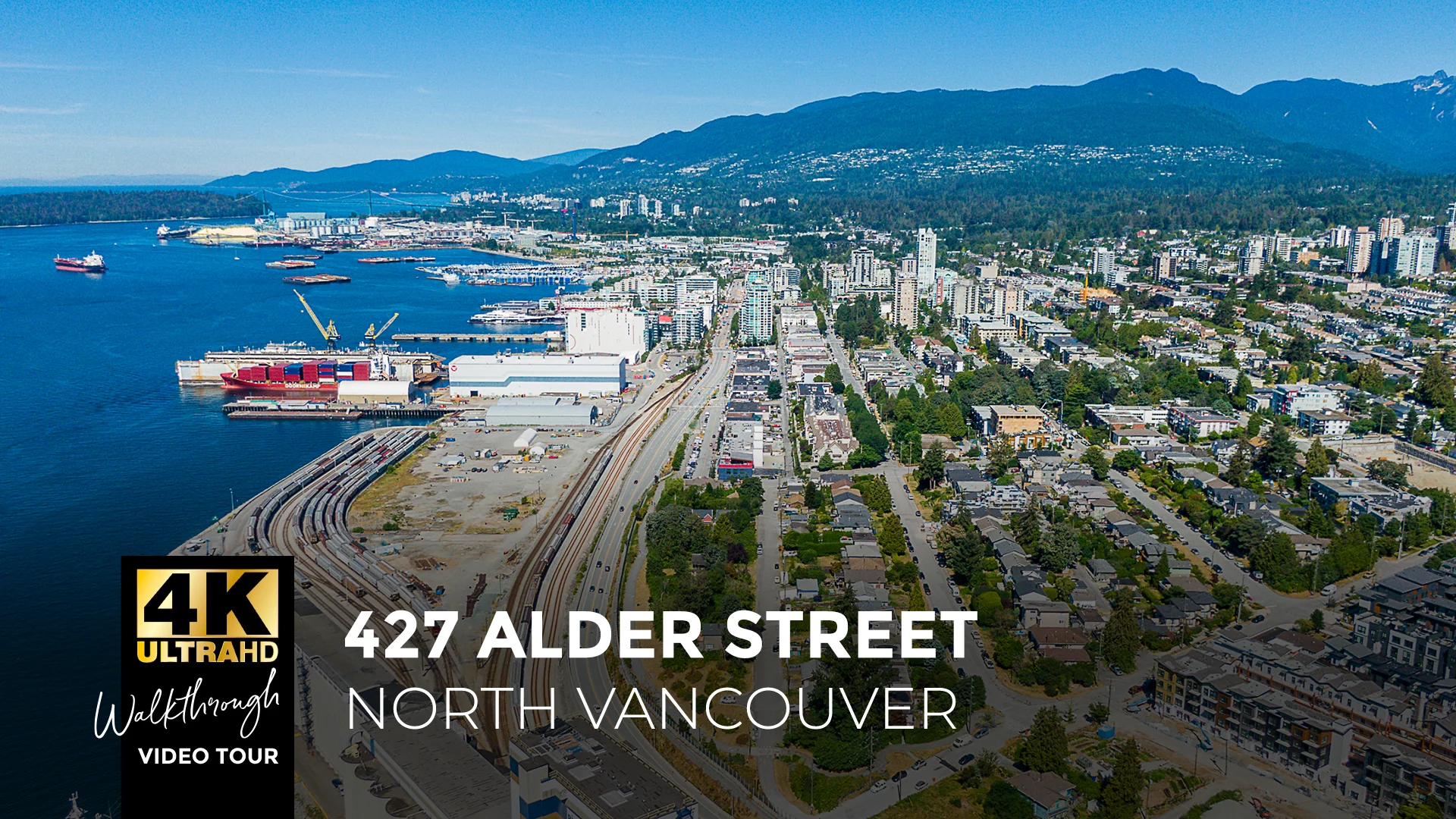 427 Alder Street Nort Vancouver for Gordon Kleaman Real Estate 4K Ultra HD Video Tour