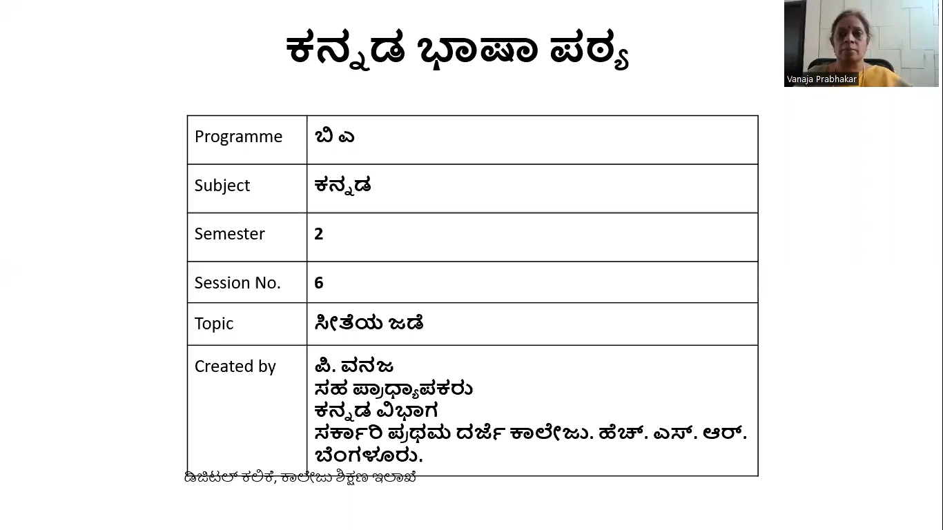 Session 6 ಸೀತೆಯ ಜಡೆ.mp4 on Vimeo