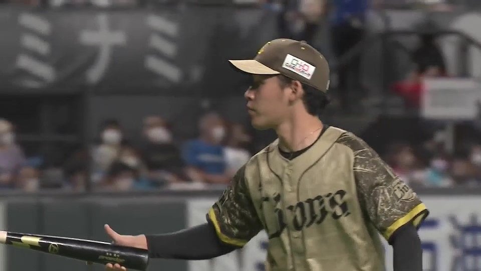 【9回裏】7月度月間MVP受賞のライオンズ・水上由伸 1イニングを3者凡退に抑える!! 2022年8月10日 北海道日本ハムファイターズ 対 埼玉西武ライオンズ