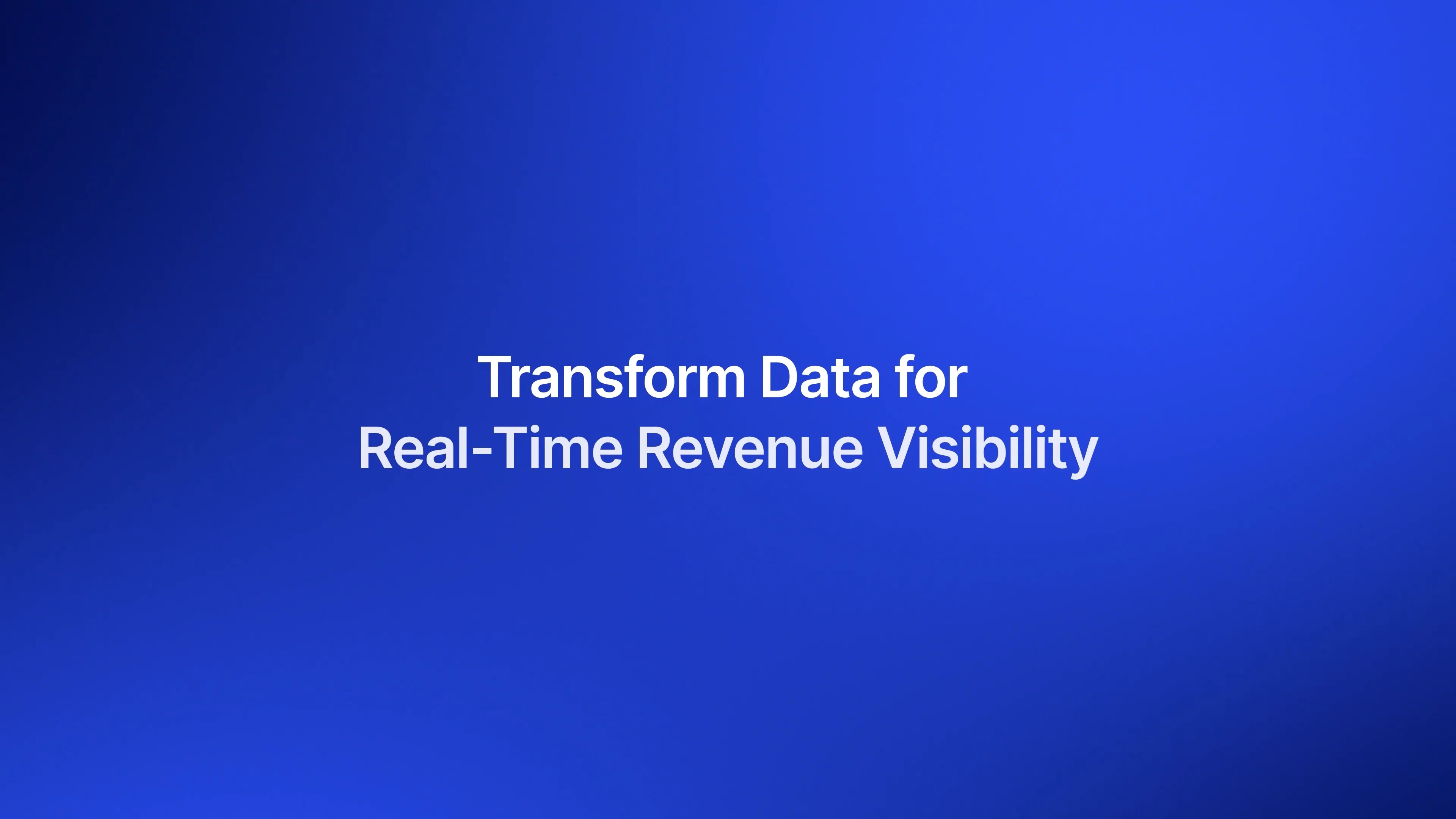 RevIntel Transform Data Draft v.3 on Vimeo