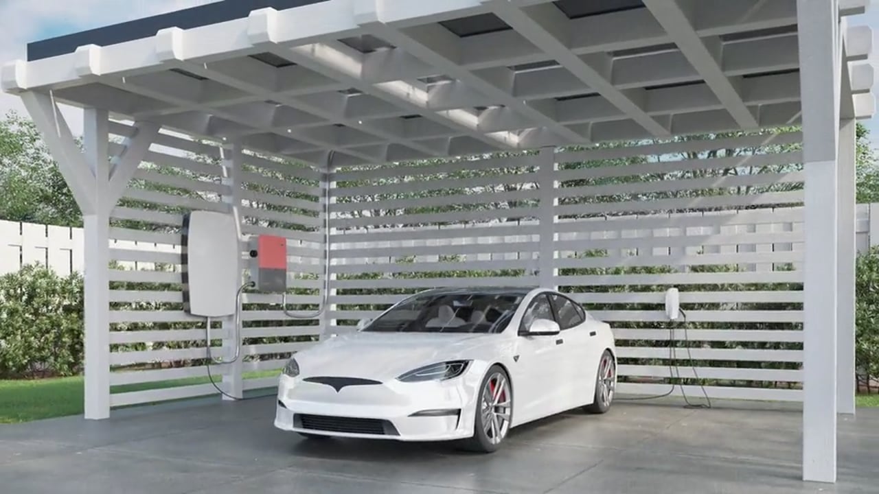 Solar Panels 3D Animation