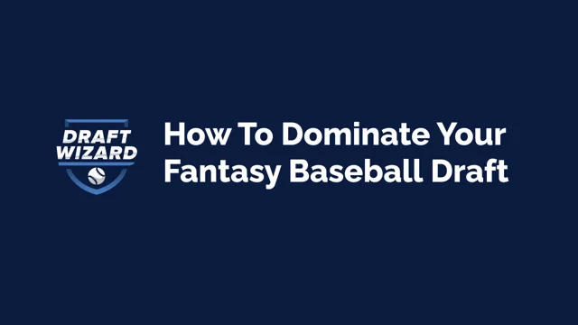 Fantasy Baseball Draft Buddy Cheat Sheet + Draft Tool - Draft Buddy