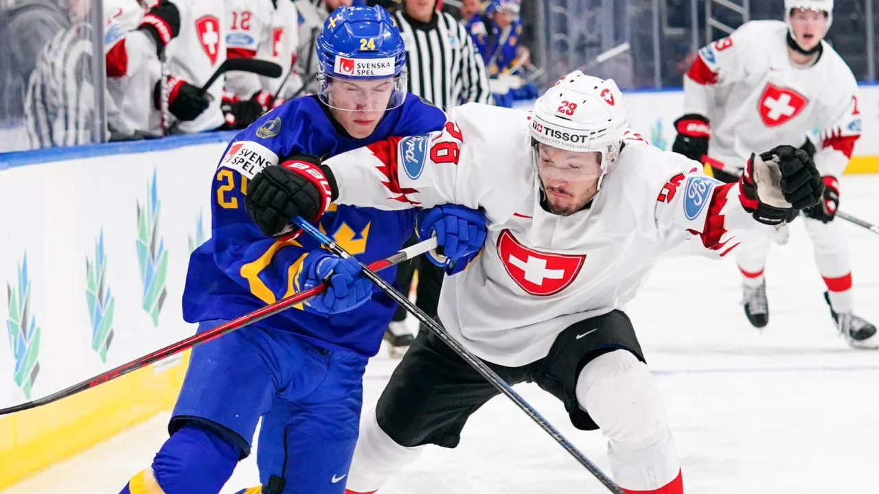 Sweden vs Switzerland 2022 IIHF World Junior Championship