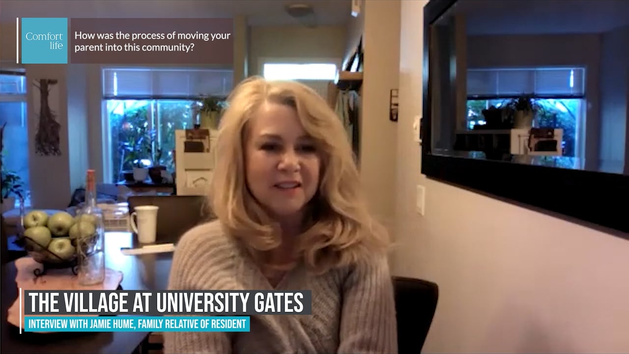 The Village at University Gates - Comfort Life interview with family - 2022