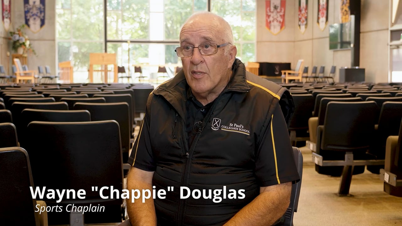 Sports Chaplain - Wayne Douglas 'Chappie'