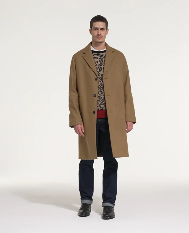 Camel wool sale jacket mens