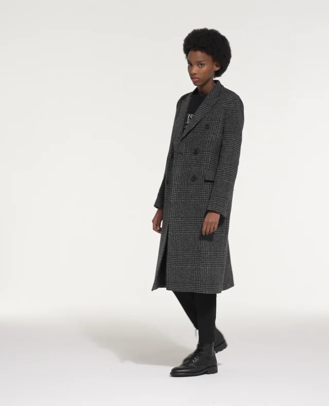 Gray wool coat  The Kooples - US