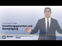 16 - Einrichtungsgarantien und Normprägung