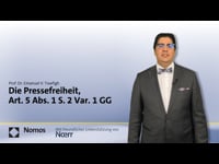 31 - Die Pressefreiheit, Art. 5 Abs. 1 S. 2 Var. 1 GG