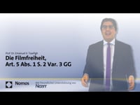 33 - Die Filmfreiheit, Art. 5 Abs. 1 S. 2. Var. 3 GG
