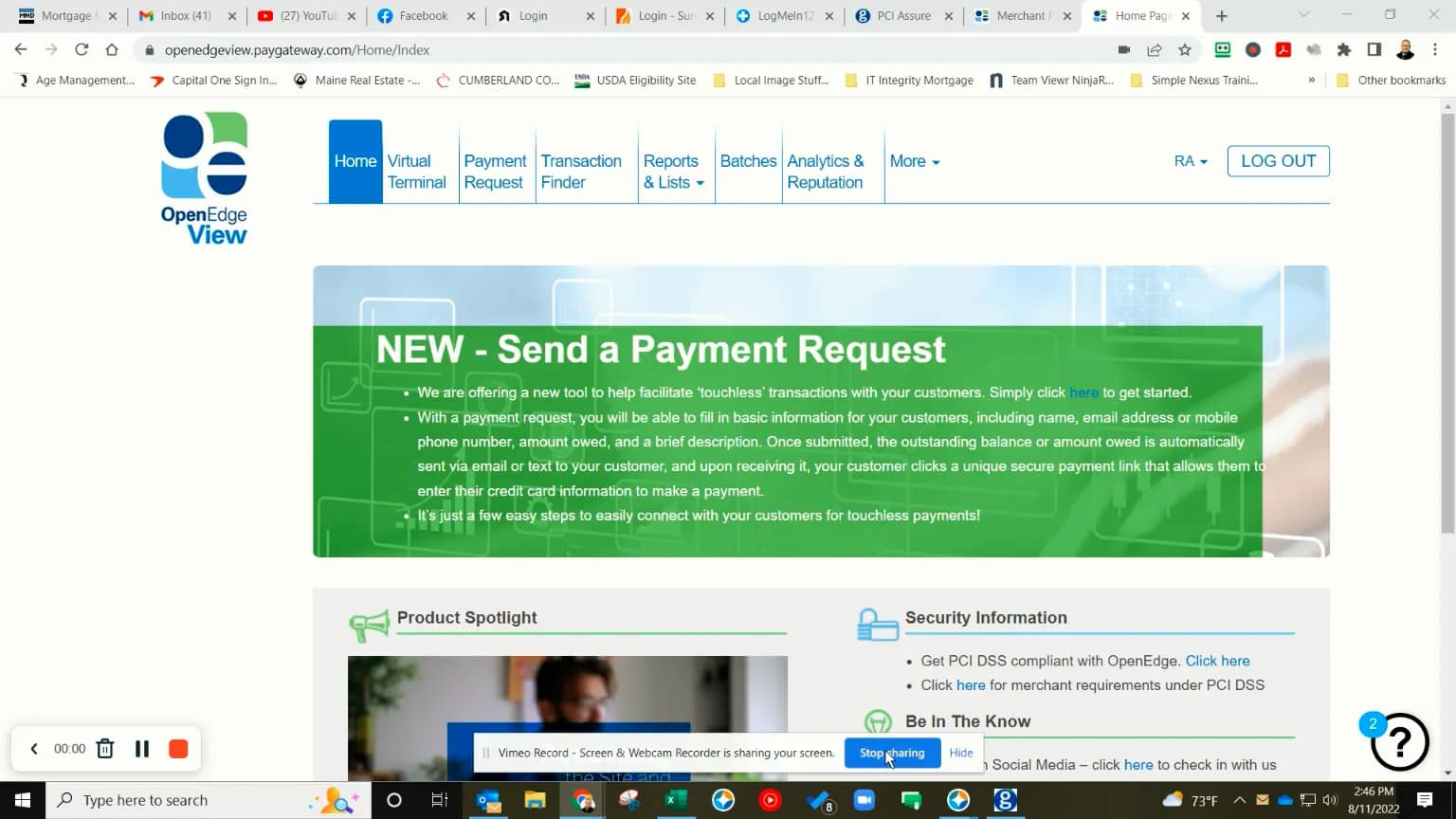 Open Edge Payment Processing Portal Instructional on Vimeo