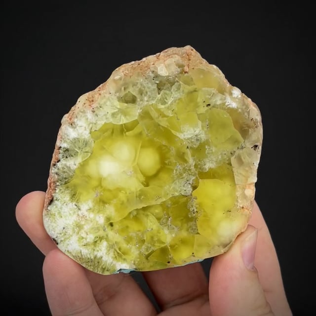 Prehnite & Natrolite nodule (Taylor Hunt Coll.)