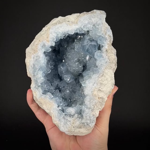 large Celestine geode (Hunt Coll.)