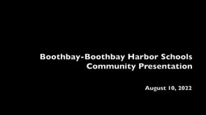 Schools Community Presentation Aug 10, 2022