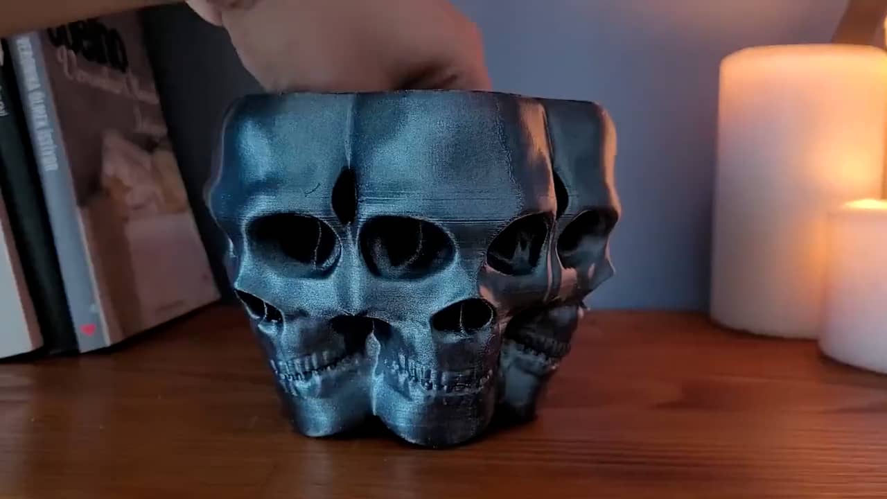 3D Print STL Skulls Vase on Vimeo