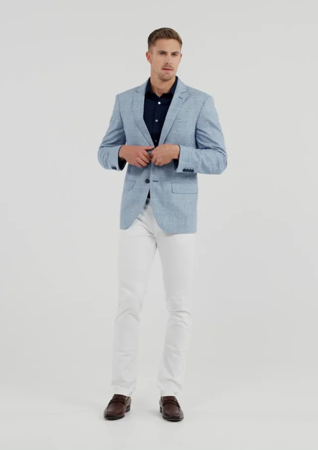 Jack Linen Check Blazer